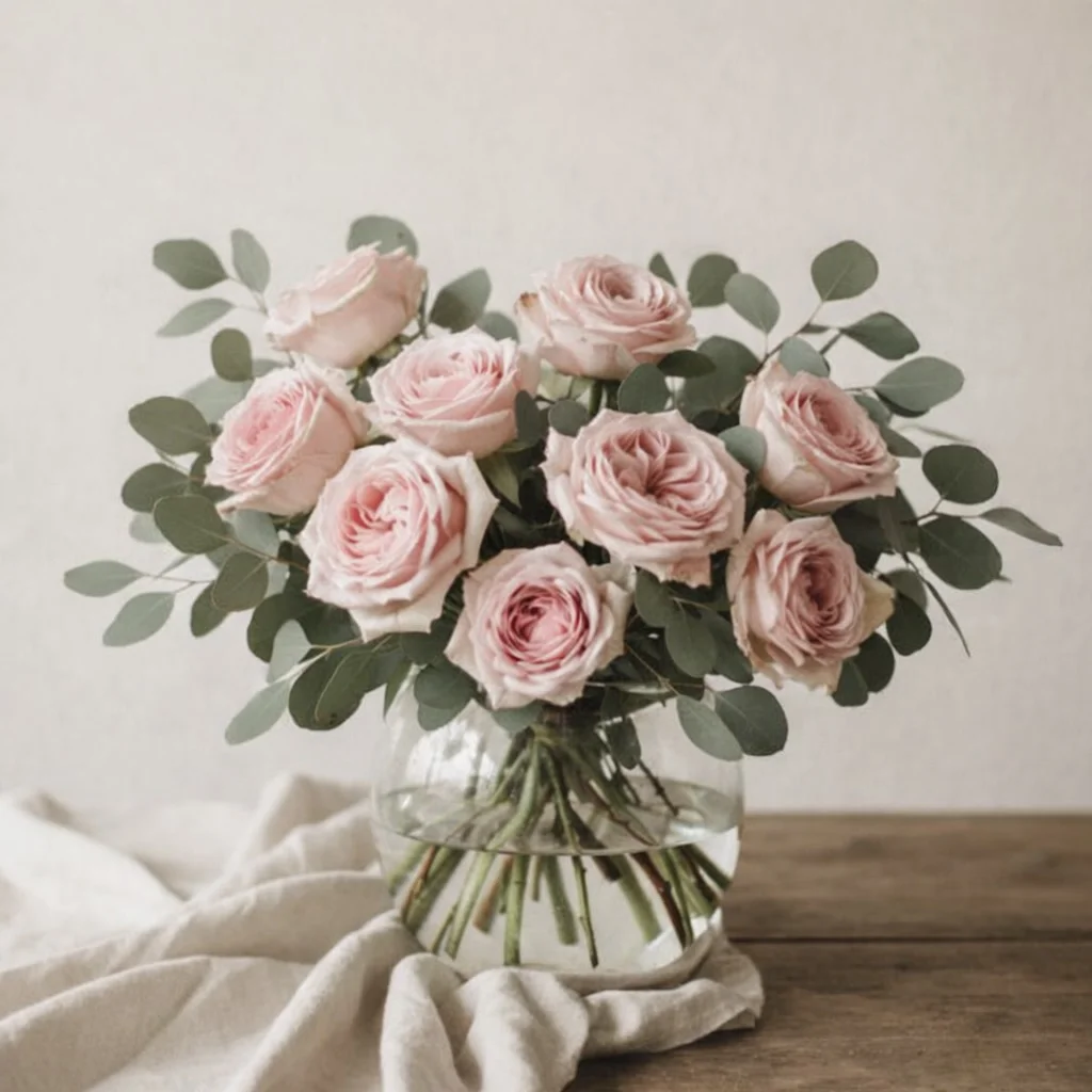 Bouquet de Roses roses, par Art Alia, fleuriste à Saint-Yrieix-sur-Charente