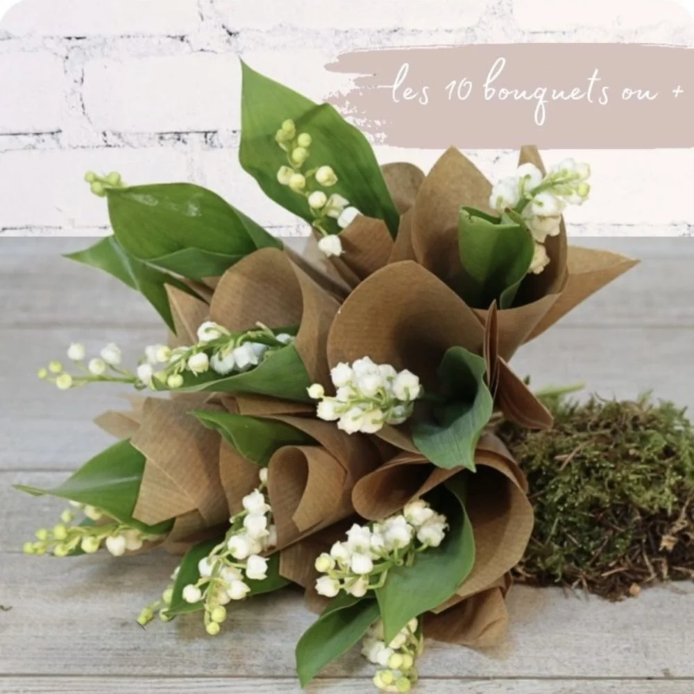 6 mini bouquet de muguet ou plus, par Les fleurs de Célony, fleuriste à Aix-en-Provence