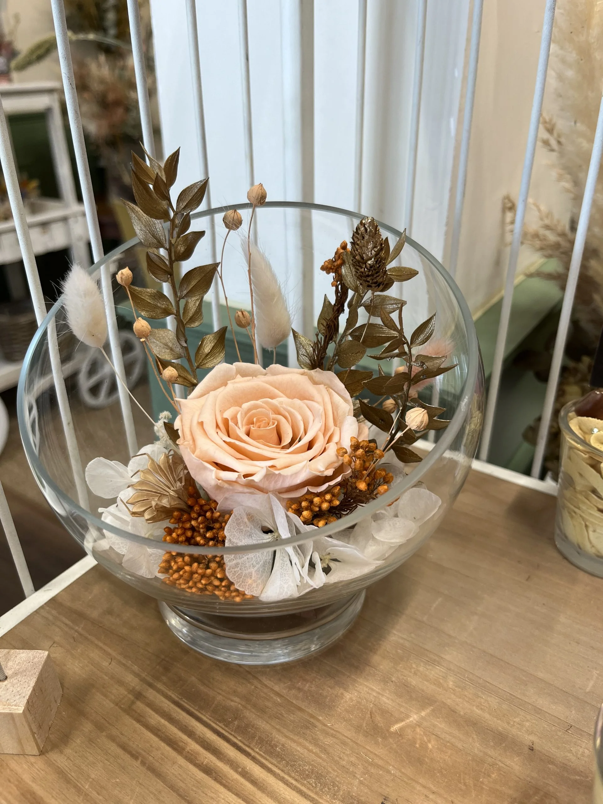 Rose éternelle, par Memento Flori, fleuriste à Le Tampon