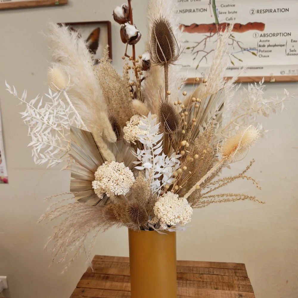 Bouquet de Fleurs Séchées, par L'arrosoir de Marie, fleuriste à Fontaine-la-Guyon