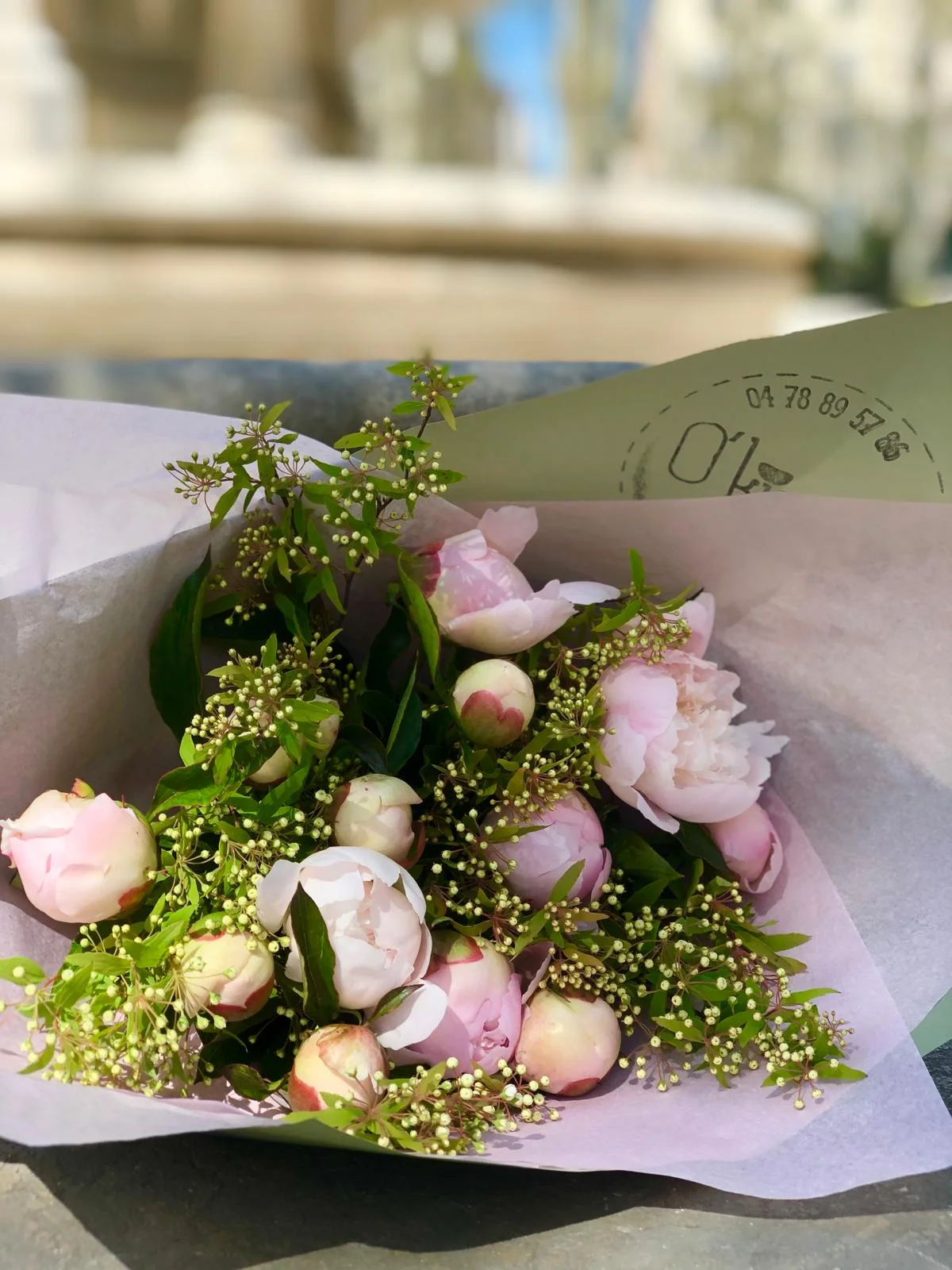 Pivoine, par O'kiosque Lyon, fleuriste à Lyon