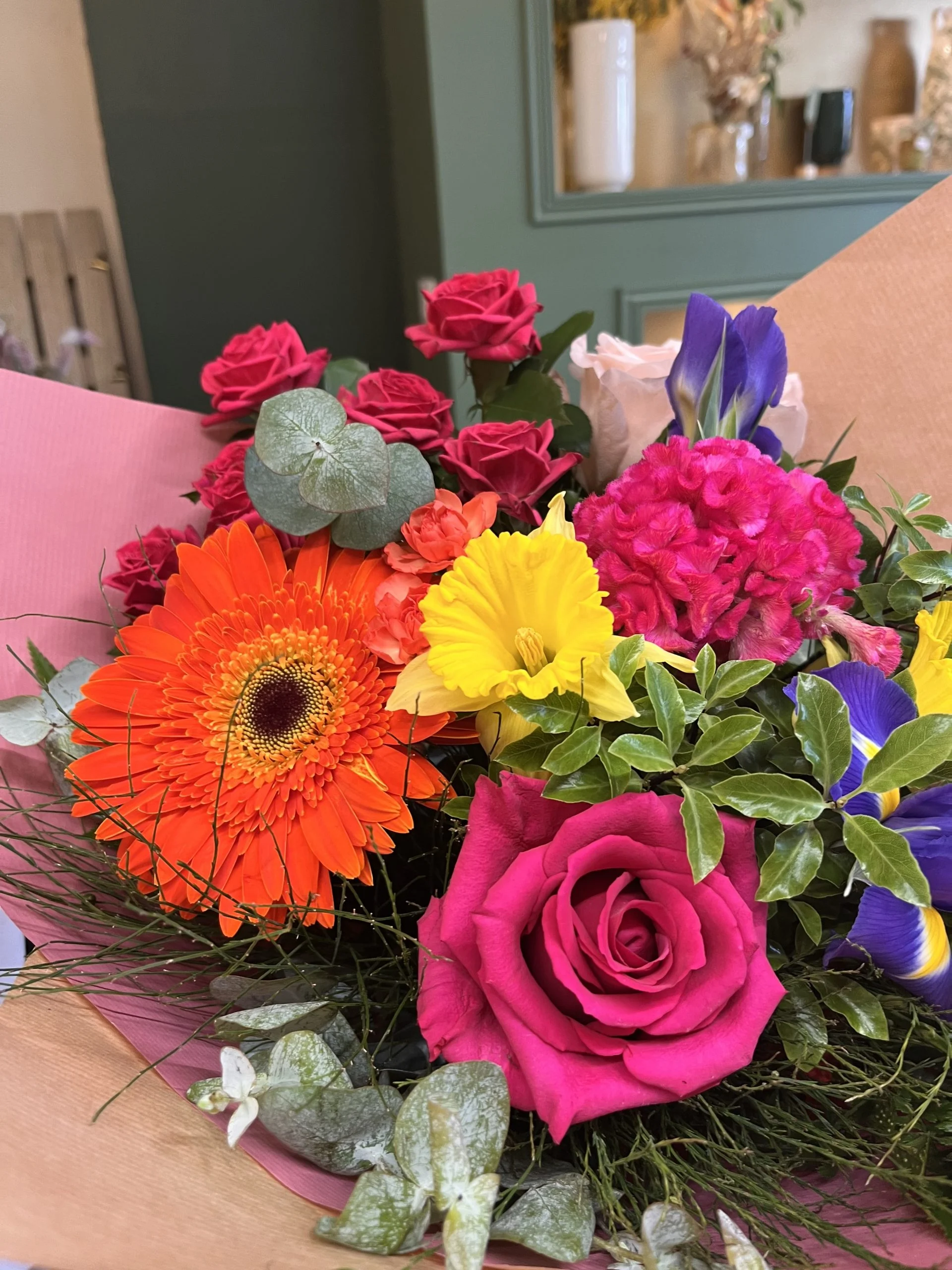 Bouquet Printemps, par Memento Flori, fleuriste à Le Tampon
