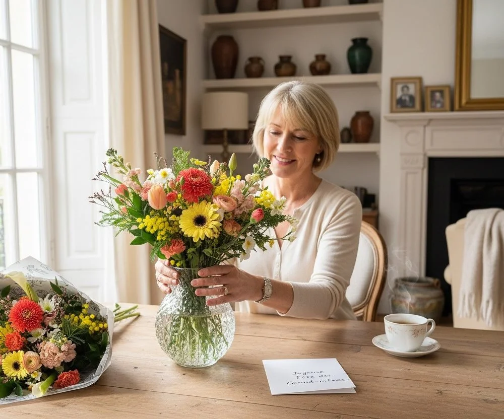 Bouquet Remerciements, par Les Cat' Saisons, fleuriste à Charleville-Mézières