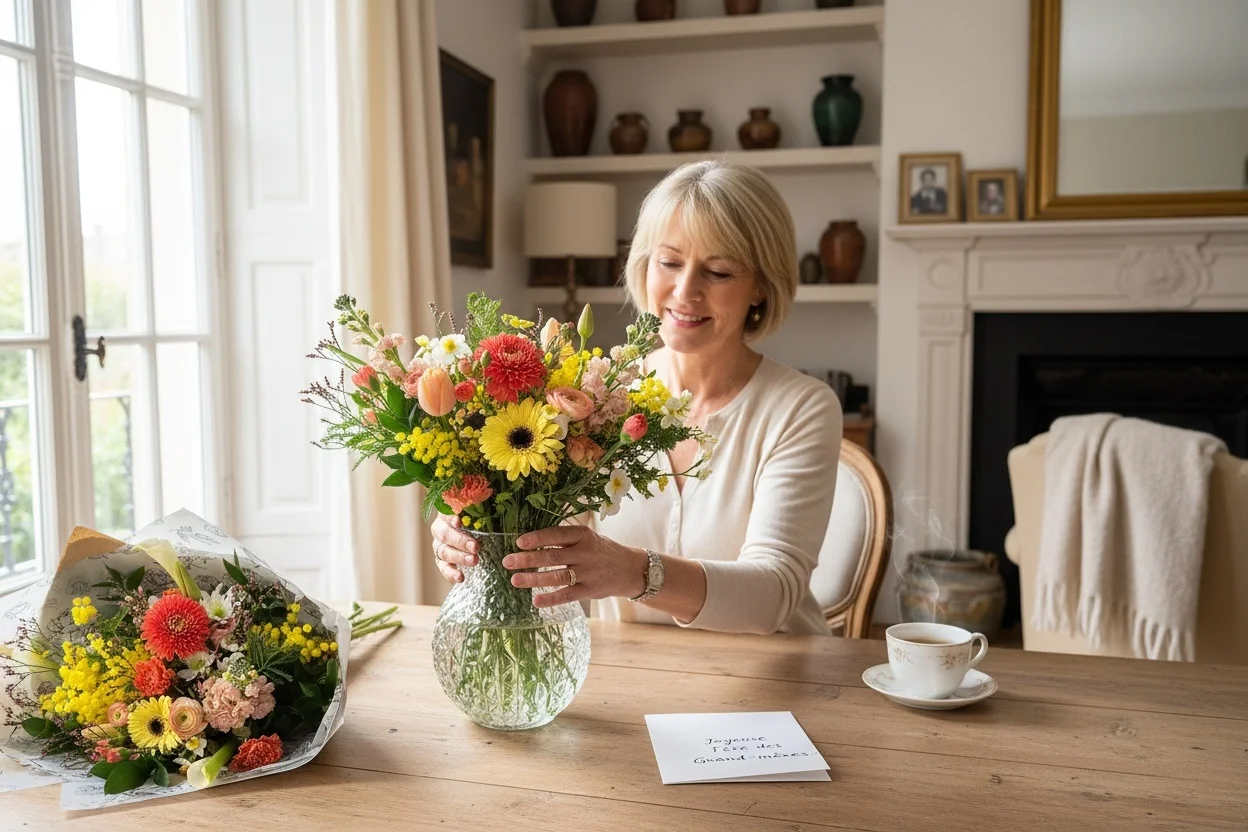 Bouquet Remerciements, par Les Cat' Saisons, fleuriste à Charleville-Mézières