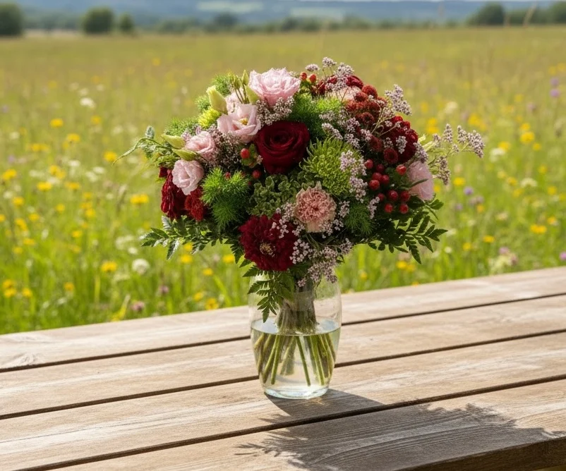 Bouquet Bonne Fête, par Les Cat' Saisons, fleuriste à Charleville-Mézières