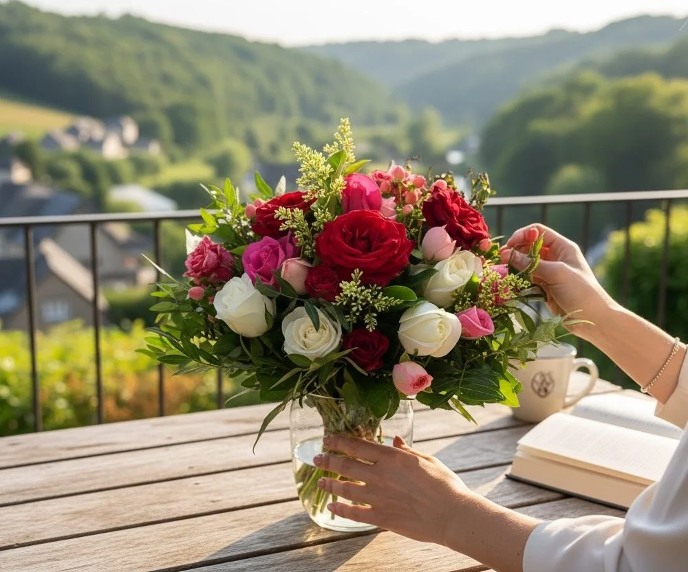 Bouquet de Roses, par Les Cat' Saisons, fleuriste à Charleville-Mézières