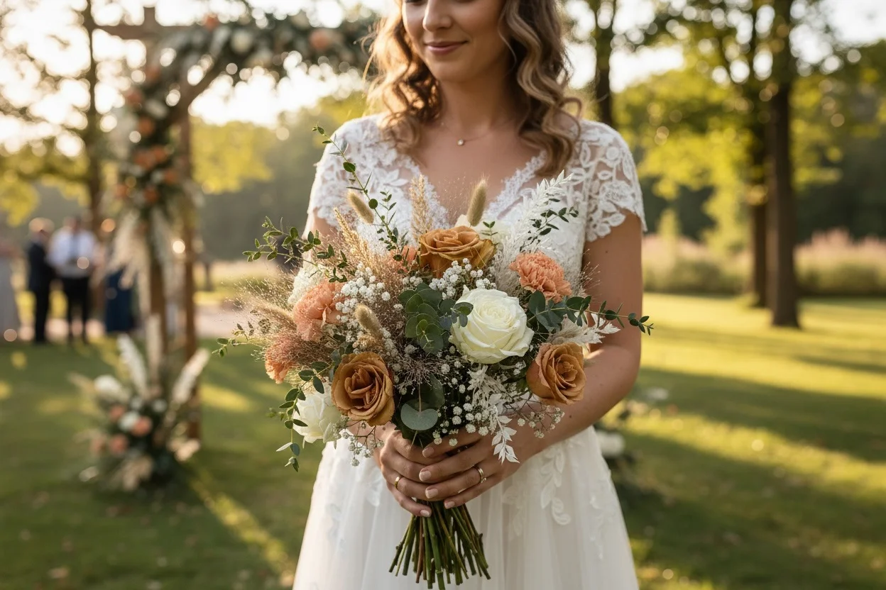 Bouquet Mariage, par Les Cat' Saisons, fleuriste à Charleville-Mézières
