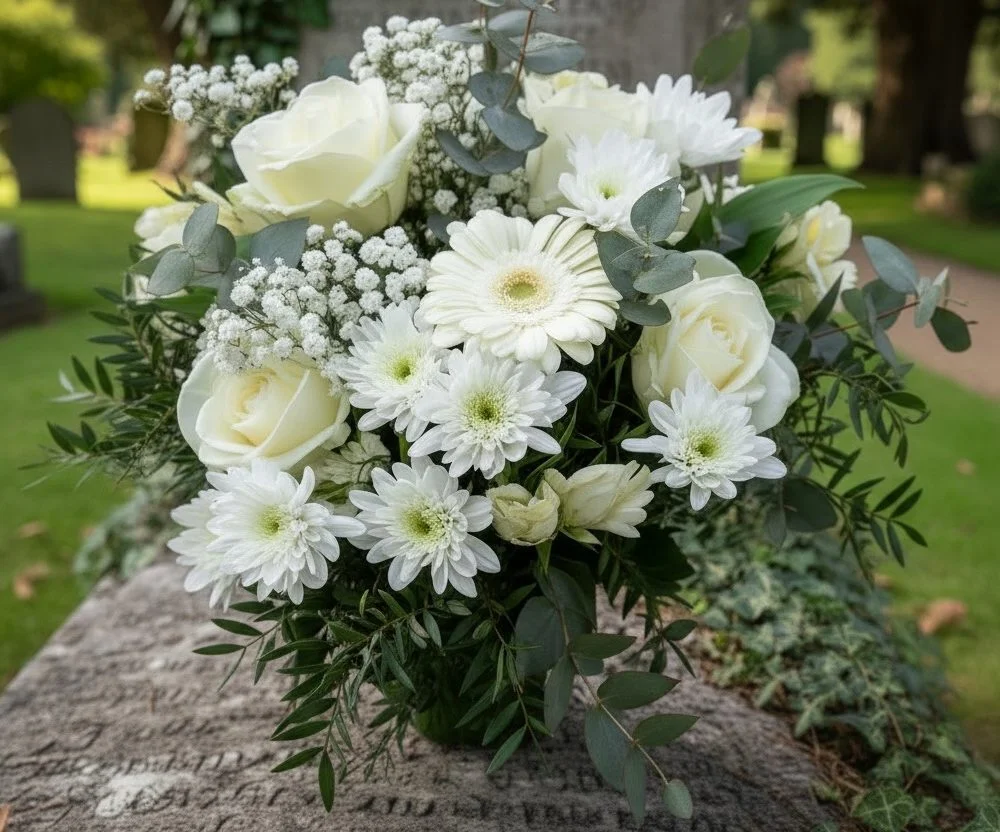 Bouquet de Deuil, par Les Cat' Saisons, fleuriste à Charleville-Mézières