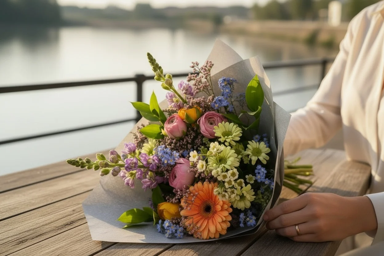 Bouquet Printemps, par Les Cat' Saisons, fleuriste à Charleville-Mézières