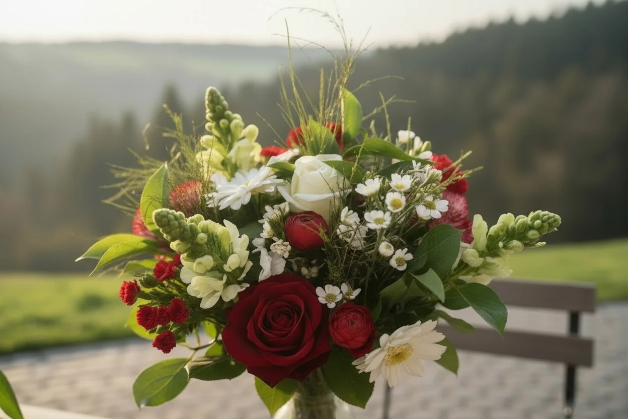 Bouquet Amour, par Les Cat' Saisons, fleuriste à Charleville-Mézières