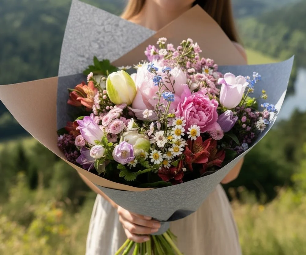 Bouquet Anniversaire, par Les Cat' Saisons, fleuriste à Charleville-Mézières