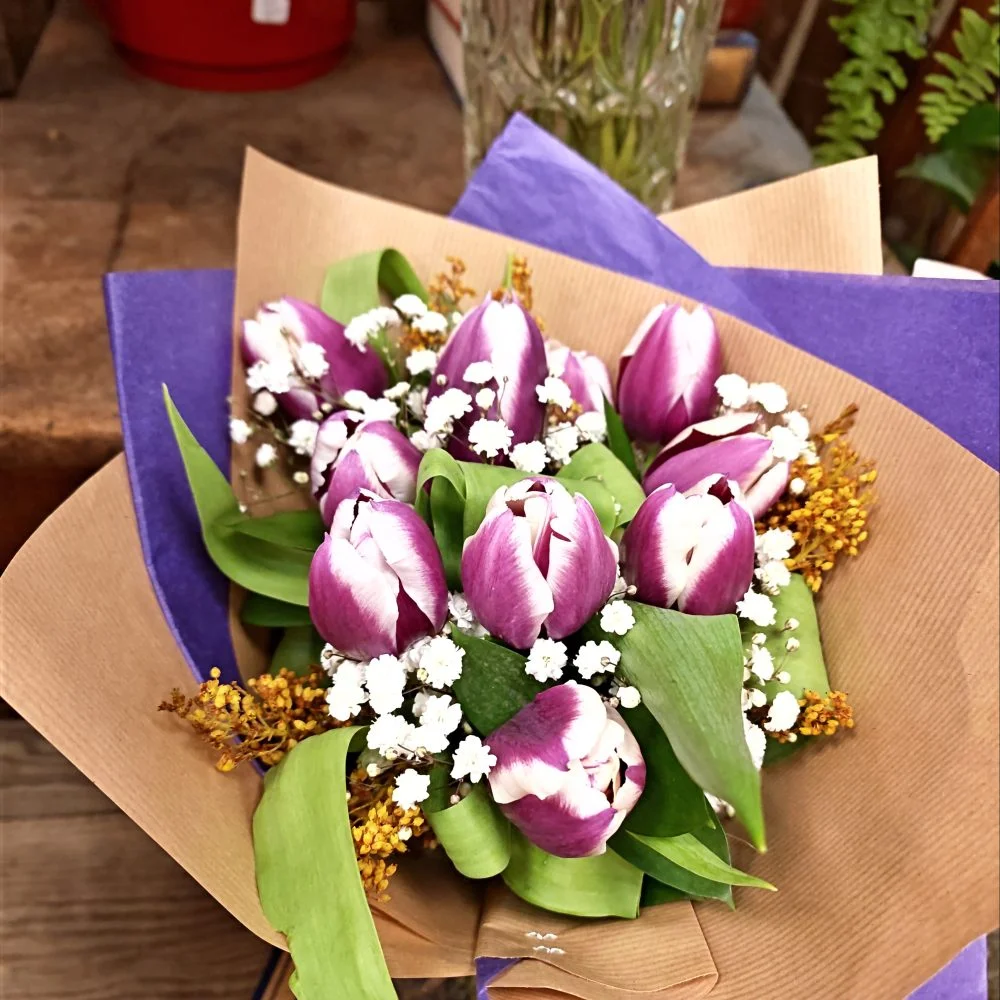 Bouquet de Tulipes, par L'arrosoir de Marie, fleuriste à Fontaine-la-Guyon