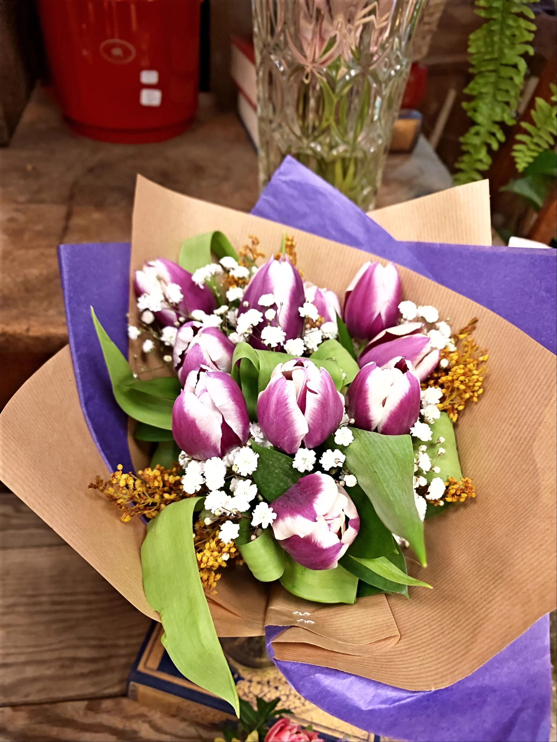 Bouquet de Tulipes, par L'arrosoir de Marie, fleuriste à Fontaine-la-Guyon