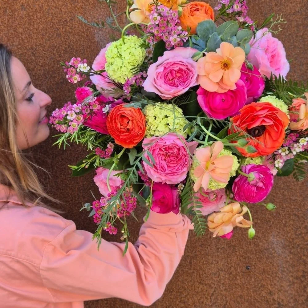 Bouquet coloré, par Le Grenier Fleuriste, fleuriste à Rouillon