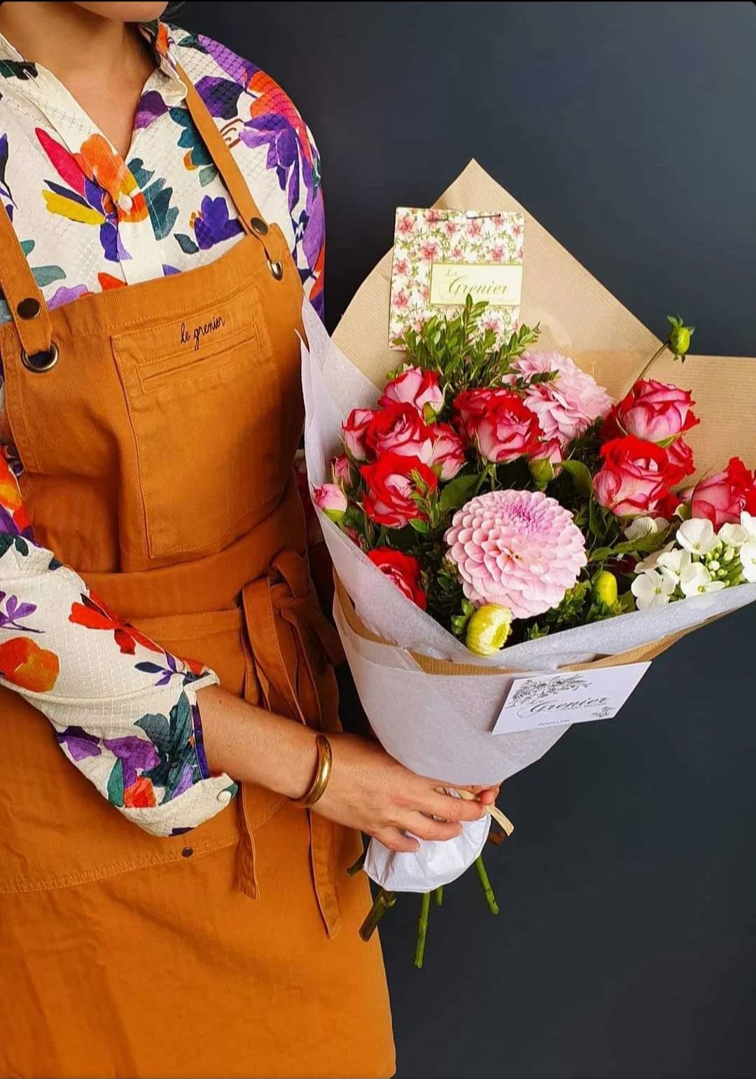 Livraison de fleurs Rouillon et proximité, par Le Grenier Fleuriste, artisan fleuriste