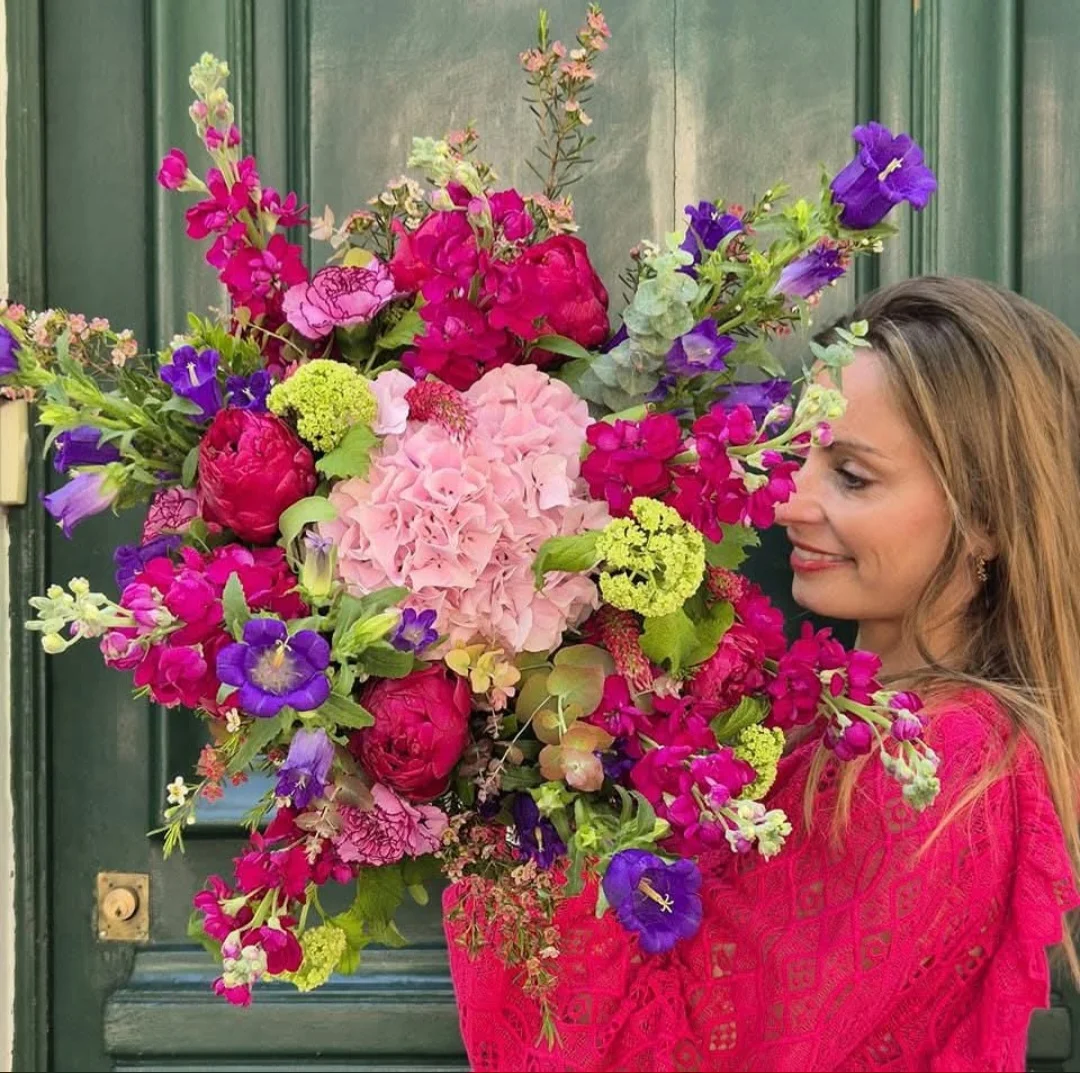 Bouquet dégradé de rose, par Le Grenier Fleuriste, fleuriste à Rouillon