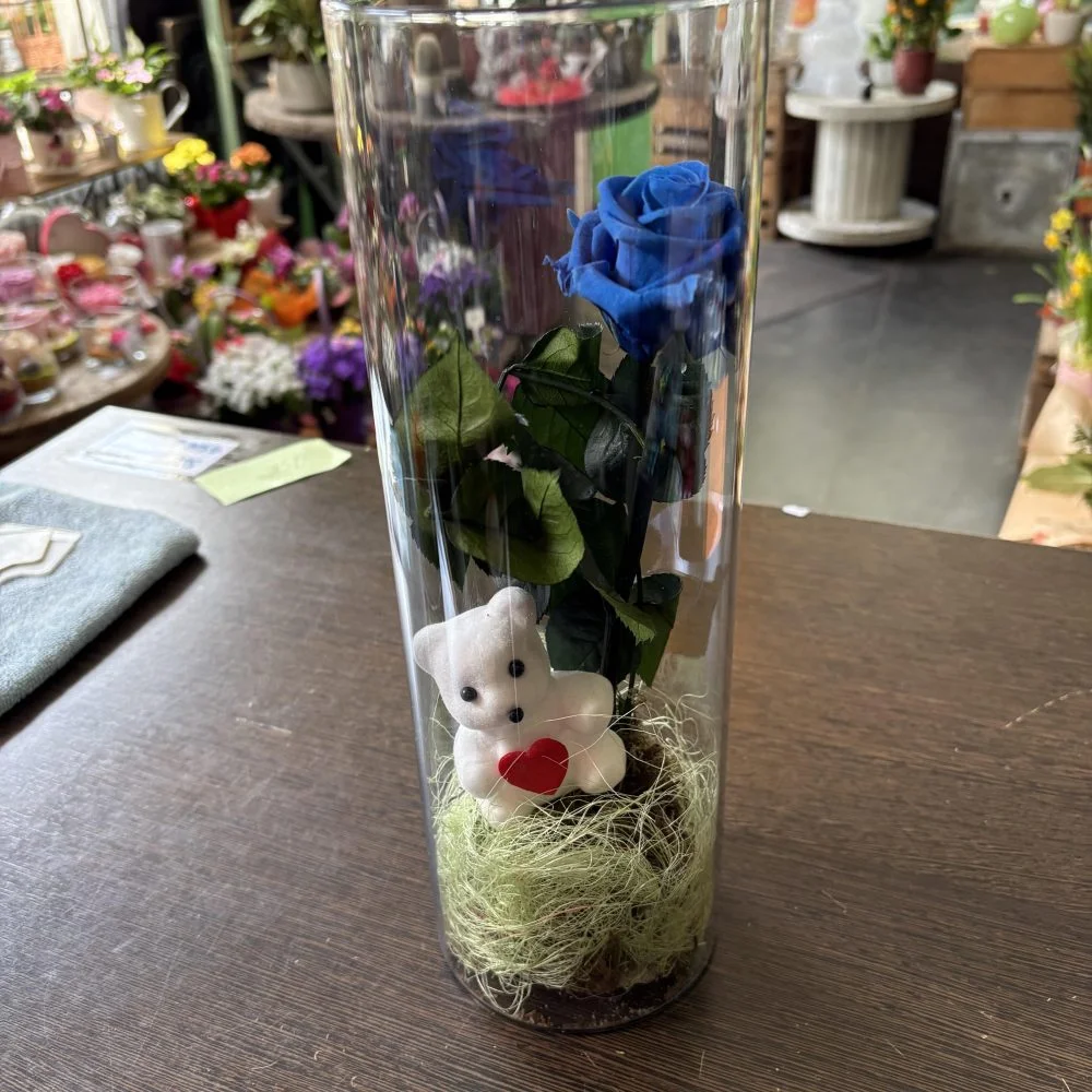 Rose éternelle, par Coeur de Fleur, fleuriste à Gembloux