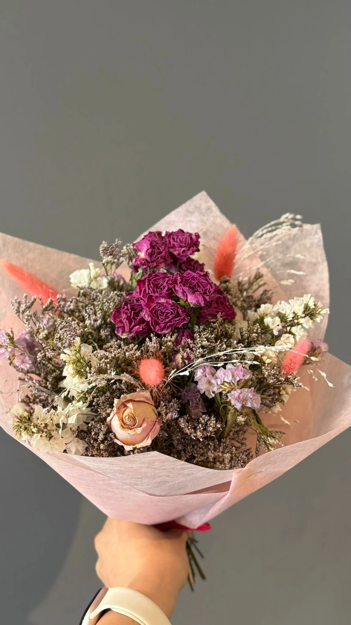 Bouquet de Fleurs Séchées, par Les fleurs de Célony, fleuriste à Aix-en-Provence