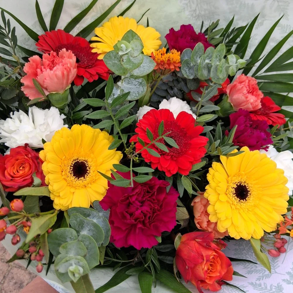 Bouquet Bonne Fête, par Bonheur des fleurs, fleuriste à La Montagne