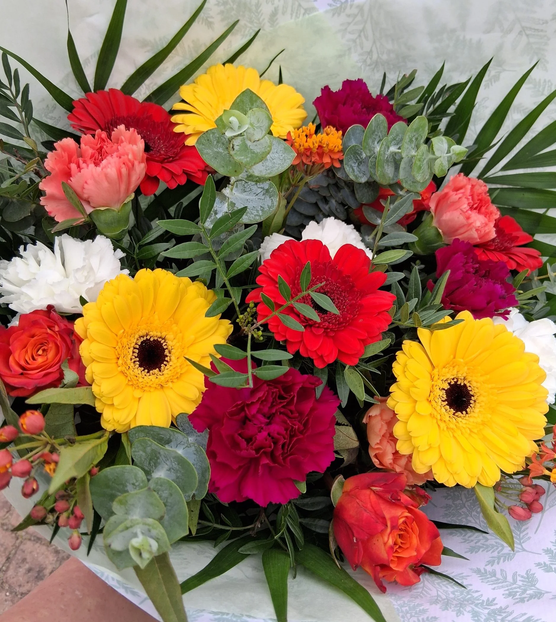 Bouquet Bonne Fête, par Bonheur des fleurs, fleuriste à La Montagne