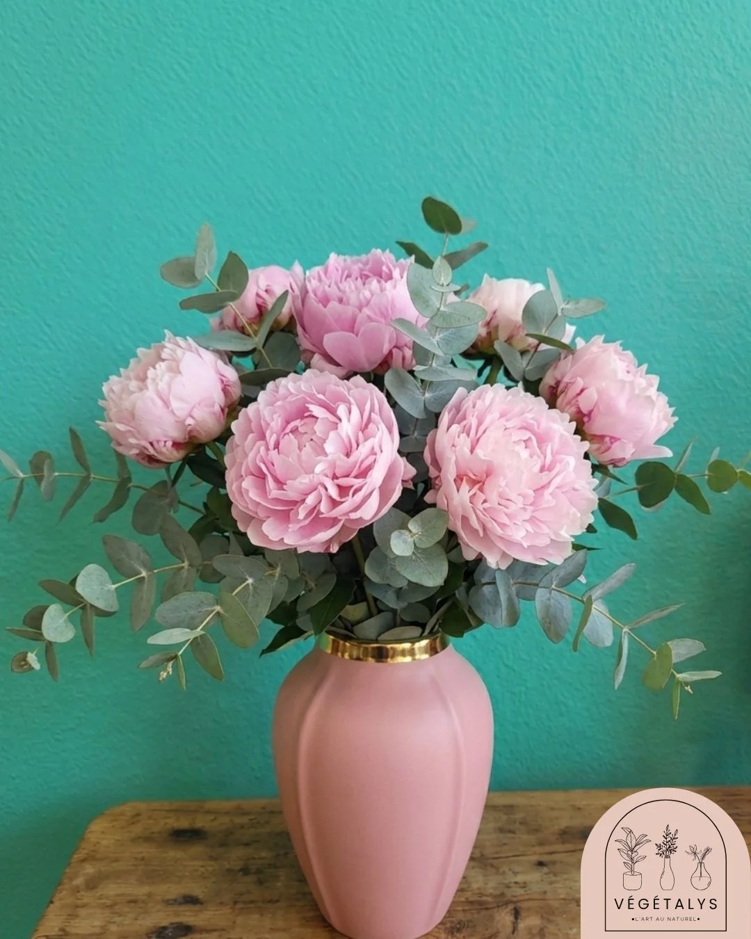 Bouquet de Pivoines, par Végétalys, fleuriste à Maromme