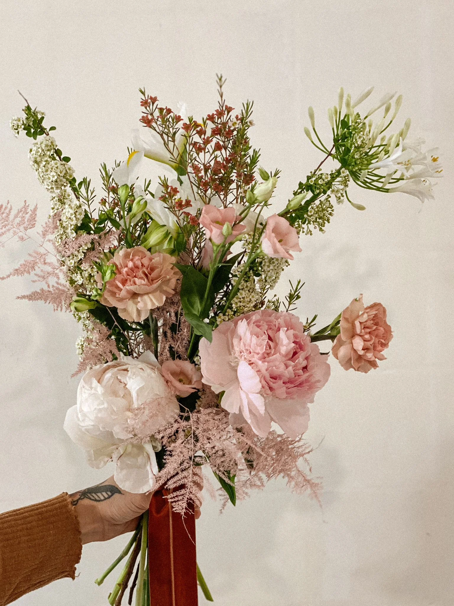 Bouquet pastel, par Figa e Mimosa, fleuriste à Metz