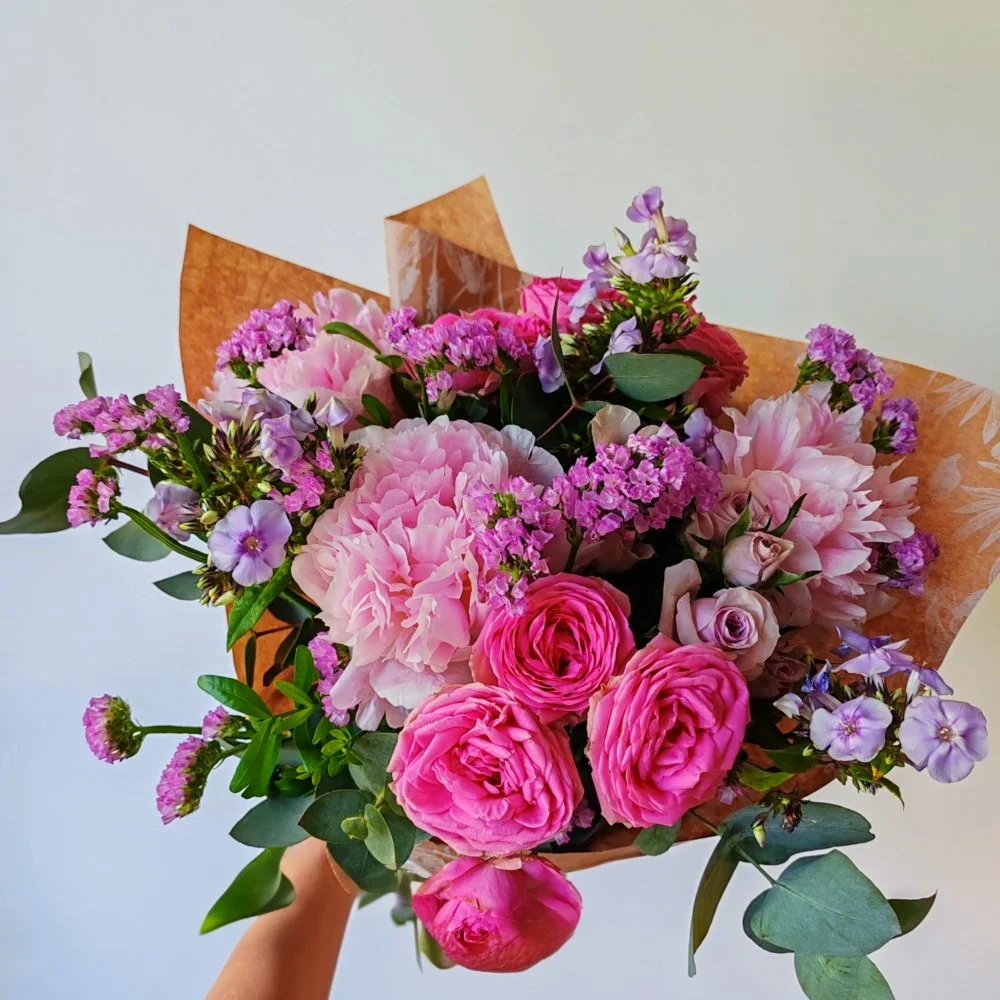 Bouquet Fête des mères - Fuchsia, par Les Rêveries d'Elise - Studio floral, fleuriste à Aix-en-Provence