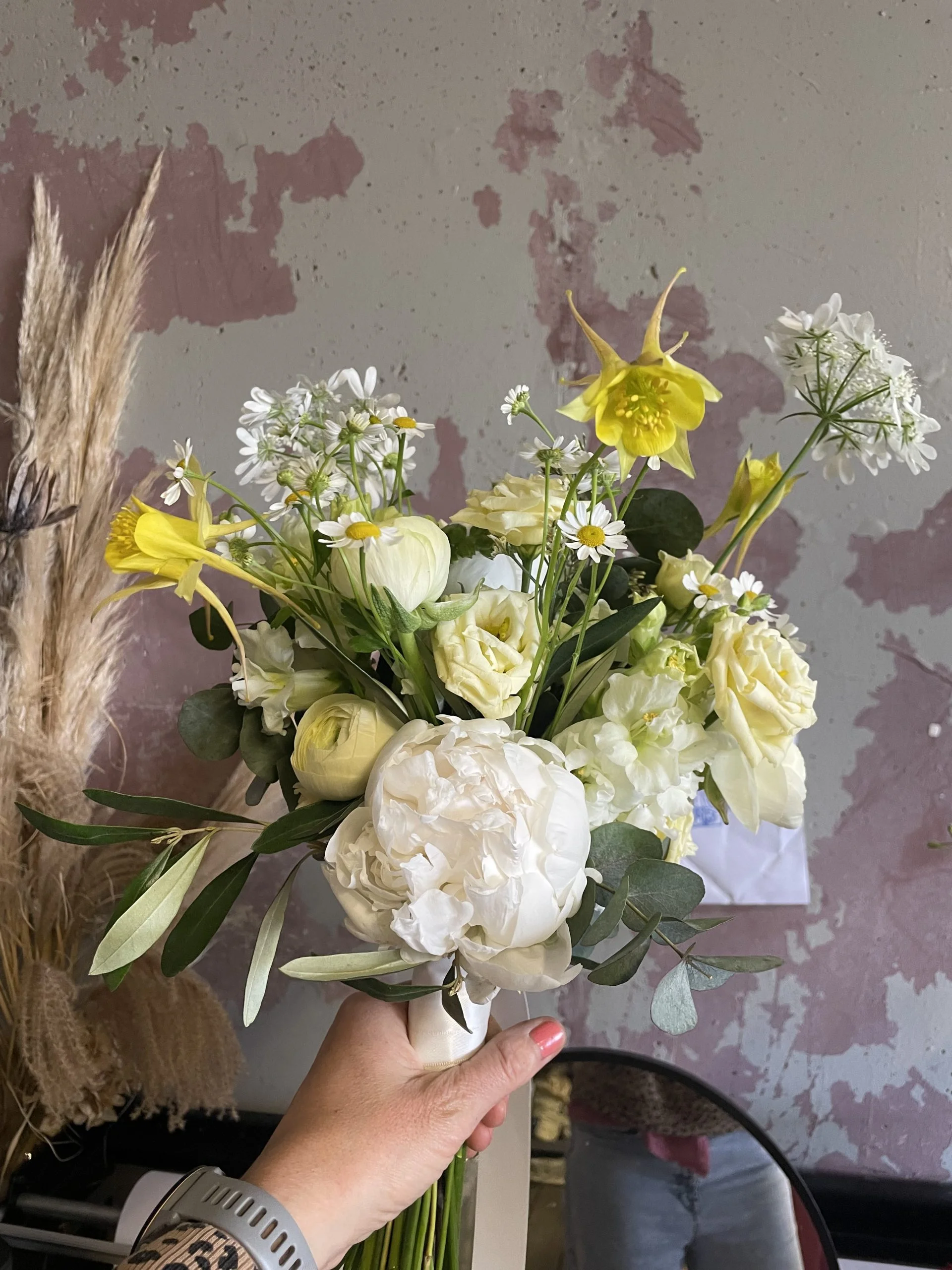 Bouquet Mariage, par Atelier floral 'terre & FLEURS', fleuriste à Pléneuf-Val-André
