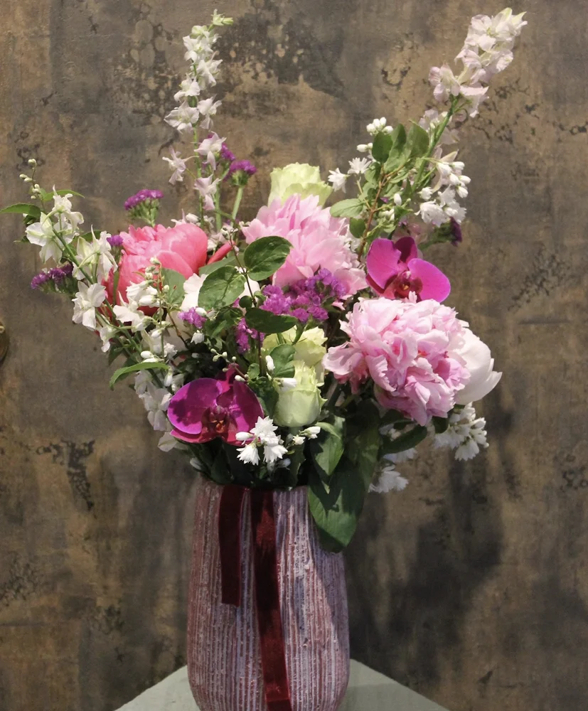 Bouquet champêtre fête des Mères, par Celtica Flora, fleuriste à Clohars-Fouesnant