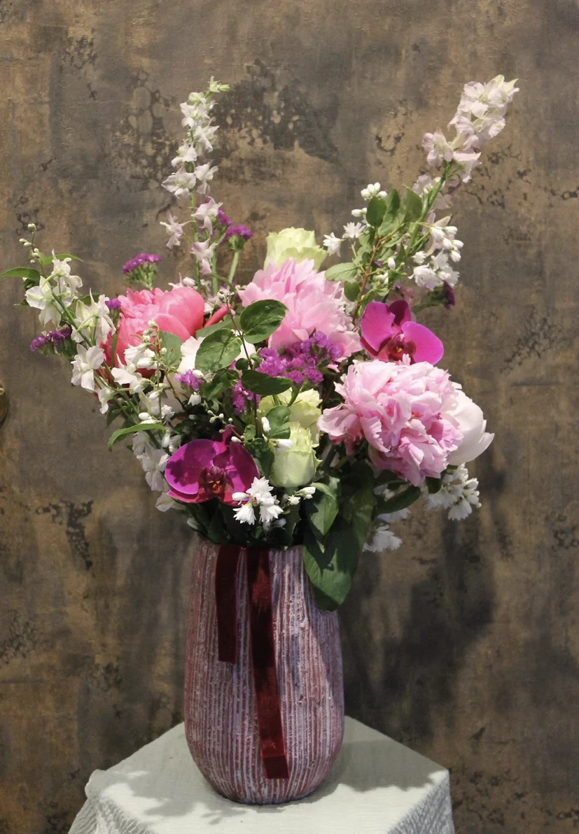 Bouquet champêtre fête des Mères, par Celtica Flora, fleuriste à Clohars-Fouesnant