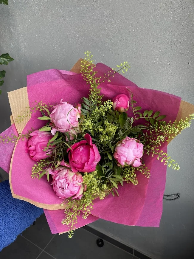 Bouquet de Pivoines, par Cannelle Orange Comines-Warneton, fleuriste à Comines-Warneton
