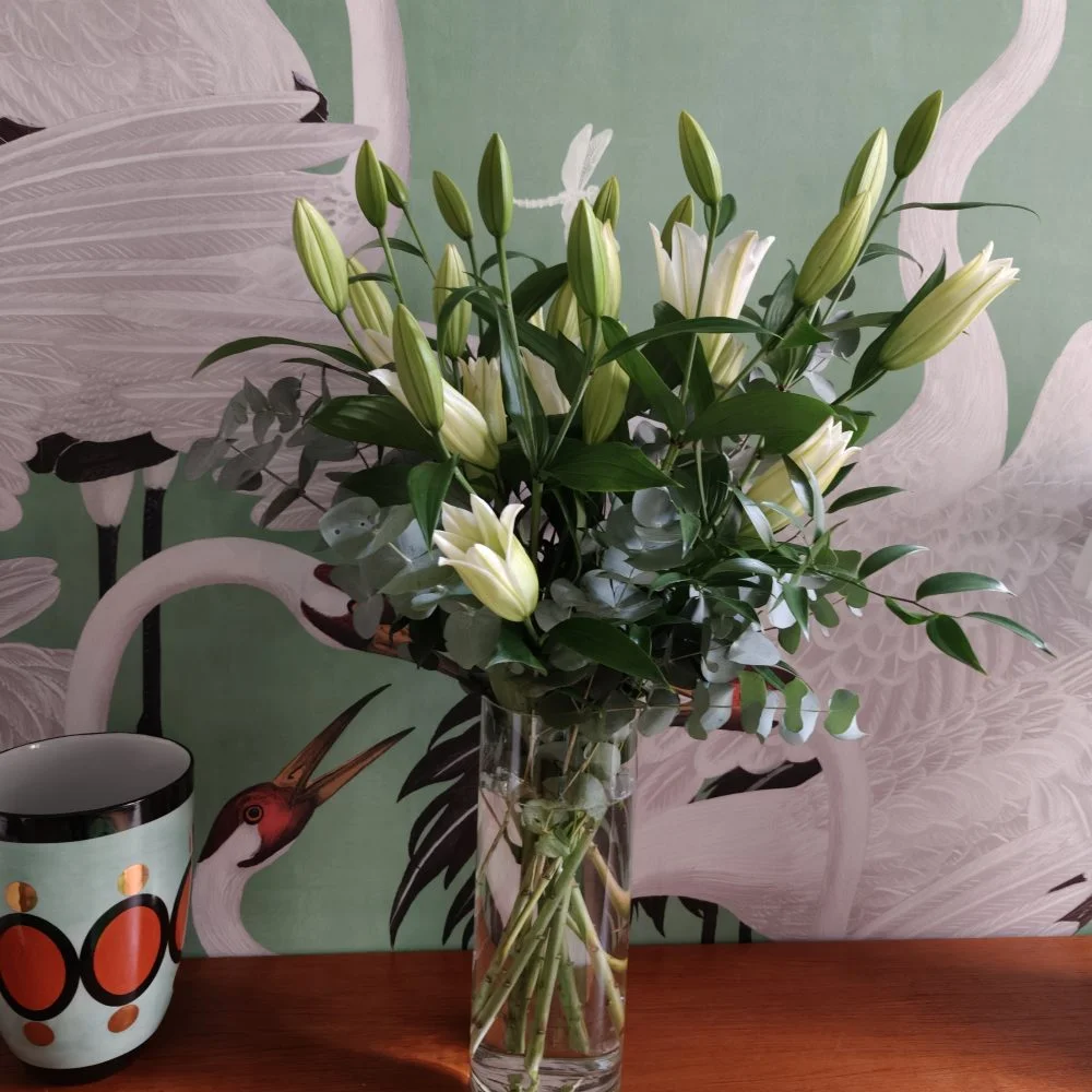 L'élégant bouquet de lys, par La Belle Saison, fleuriste à Toulouse