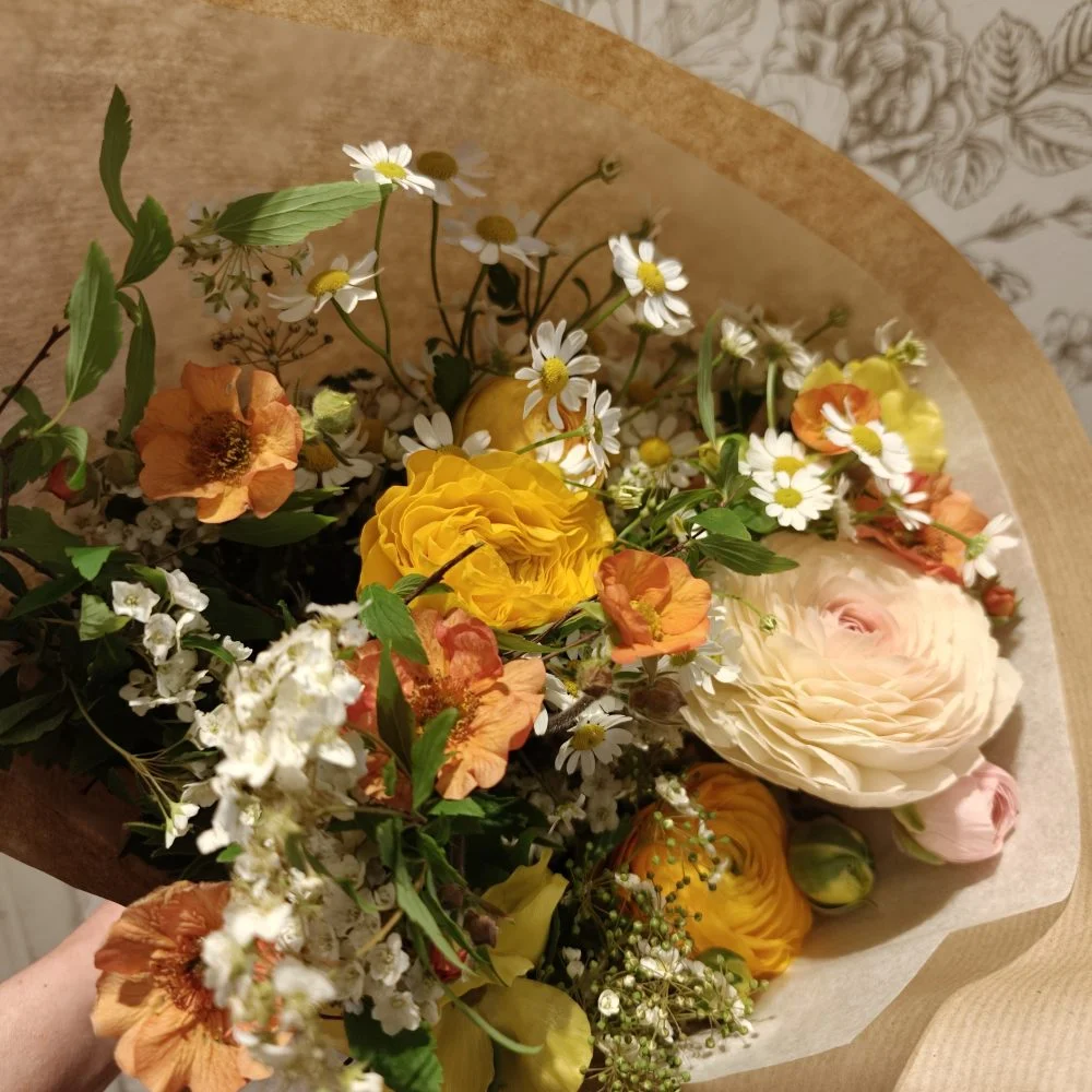 Bouquet de fleurs des champs, par La Belle Saison, fleuriste à Toulouse