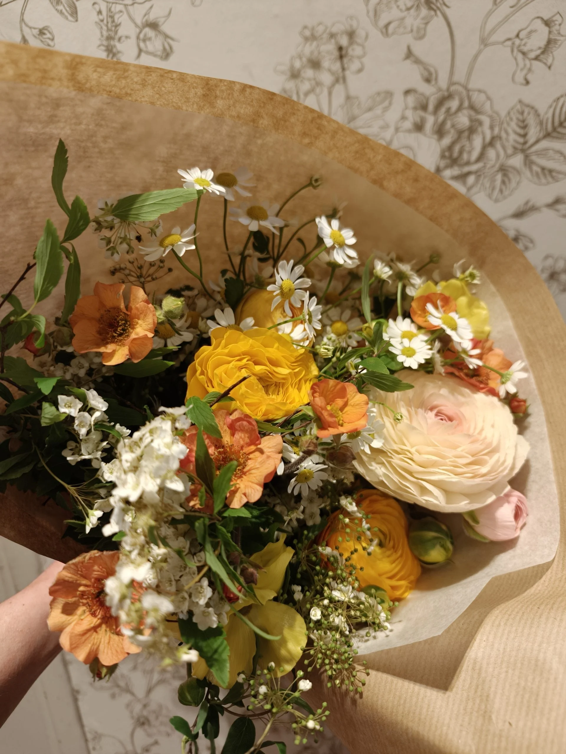 Bouquet de fleurs des champs, par La Belle Saison, fleuriste à Toulouse