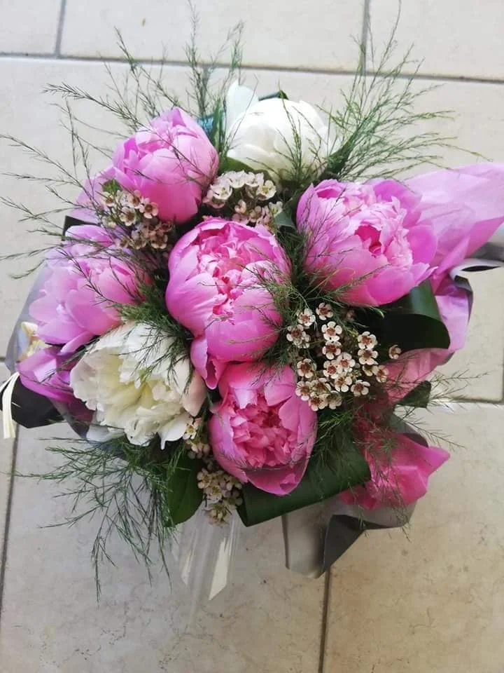 Bouquet de Pivoines, par L'art and Flor, fleuriste à Pamiers