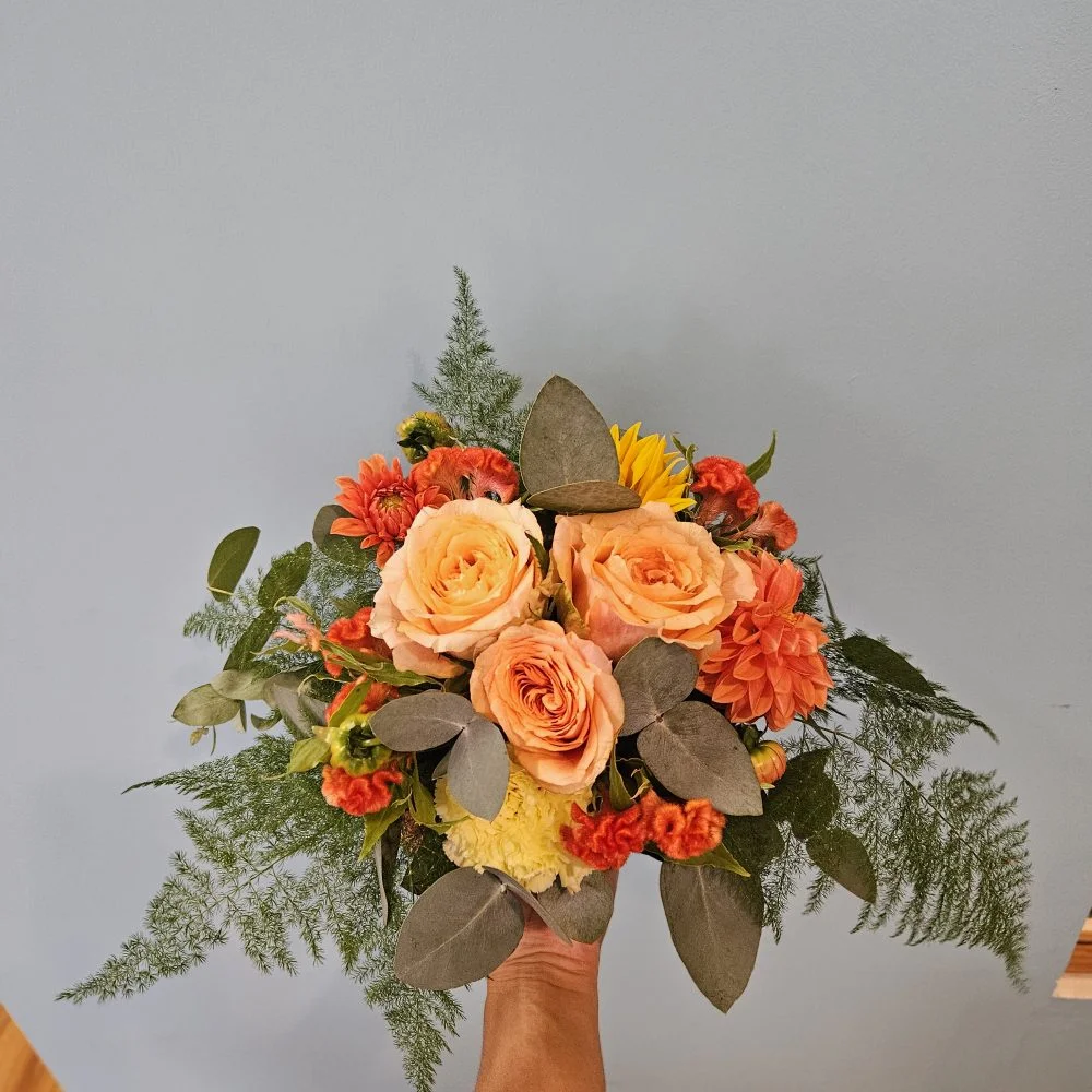 Composition de fleurs Rétablissement, par Sita Fleurs, fleuriste à Le Tampon