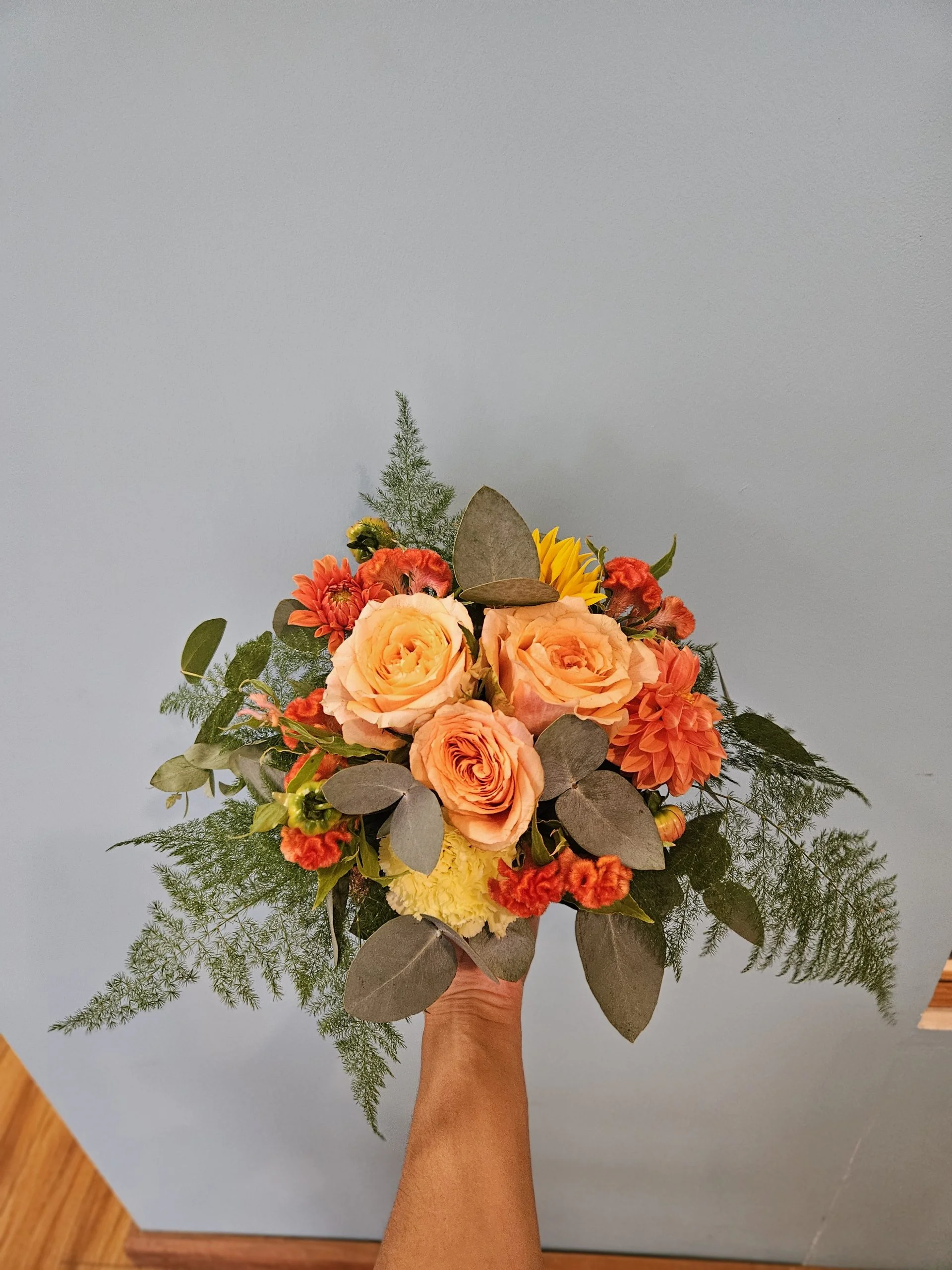 Composition de fleurs Rétablissement, par Sita Fleurs, fleuriste à Le Tampon