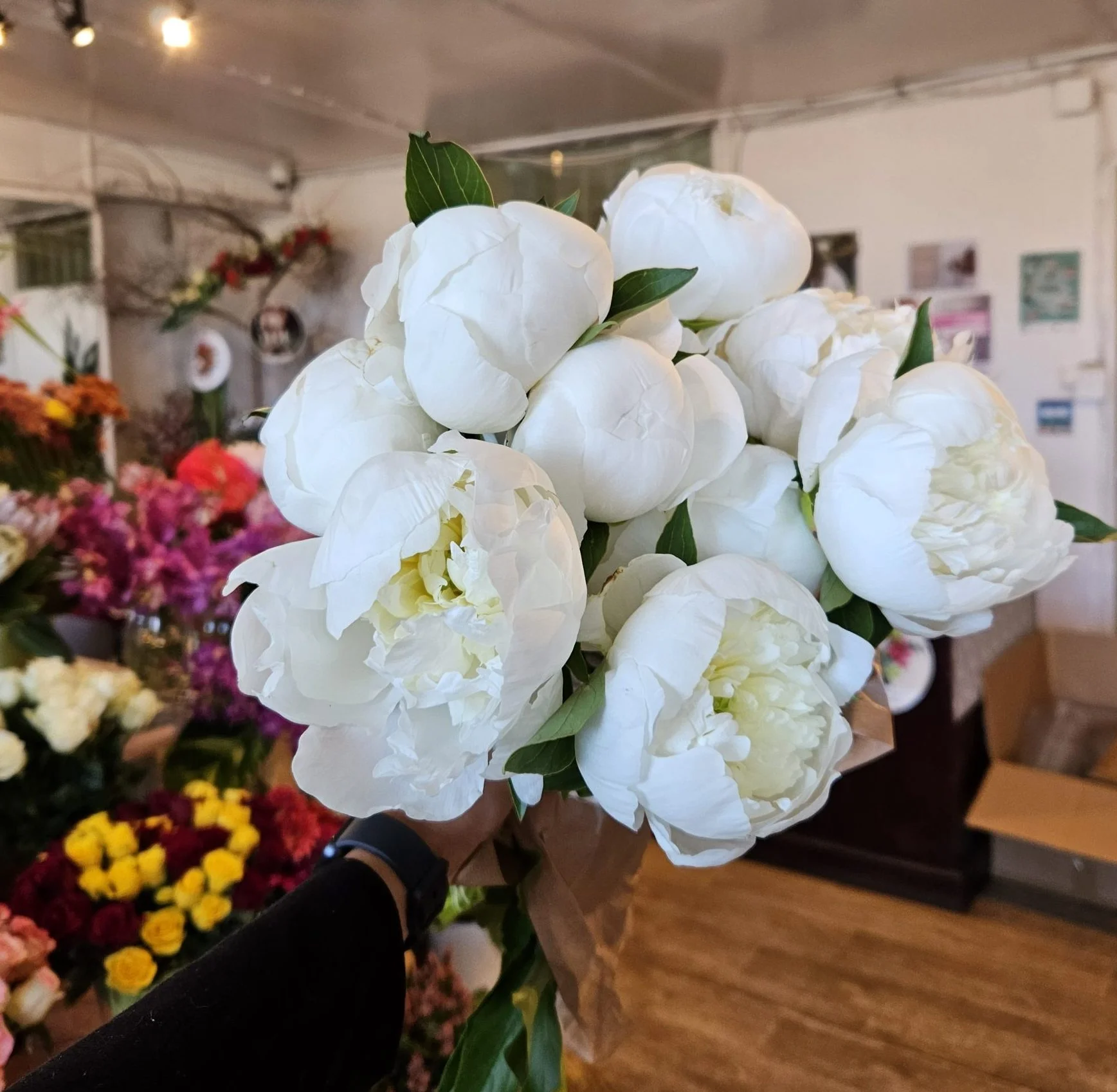 Bouquet de Pivoines, par Sita Fleurs, fleuriste à Le Tampon
