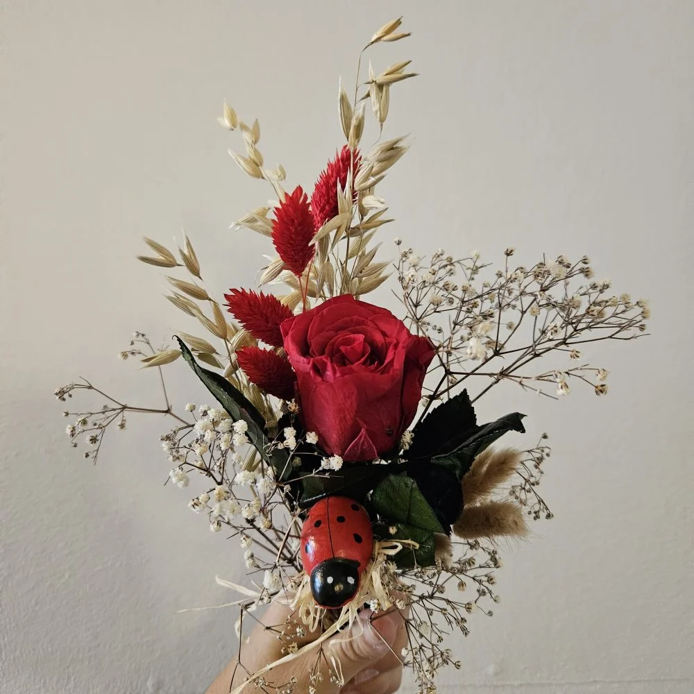 Rose éternelle Rouge, par Sita Fleurs, fleuriste à Le Tampon