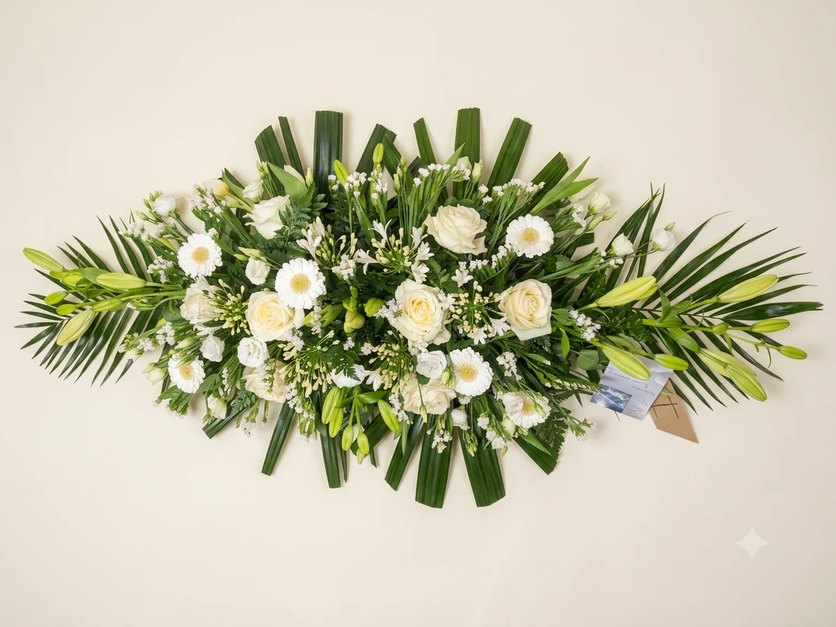 Coussin de deuil, par Fleurs Véronique, fleuriste à Chaudfontaine