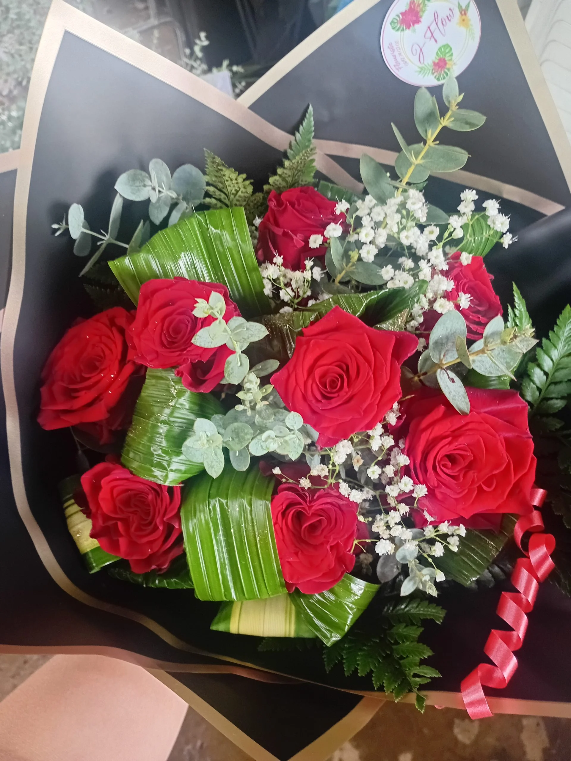 Bouquet Amour, par J-Flow, fleuriste à Saint-Leu