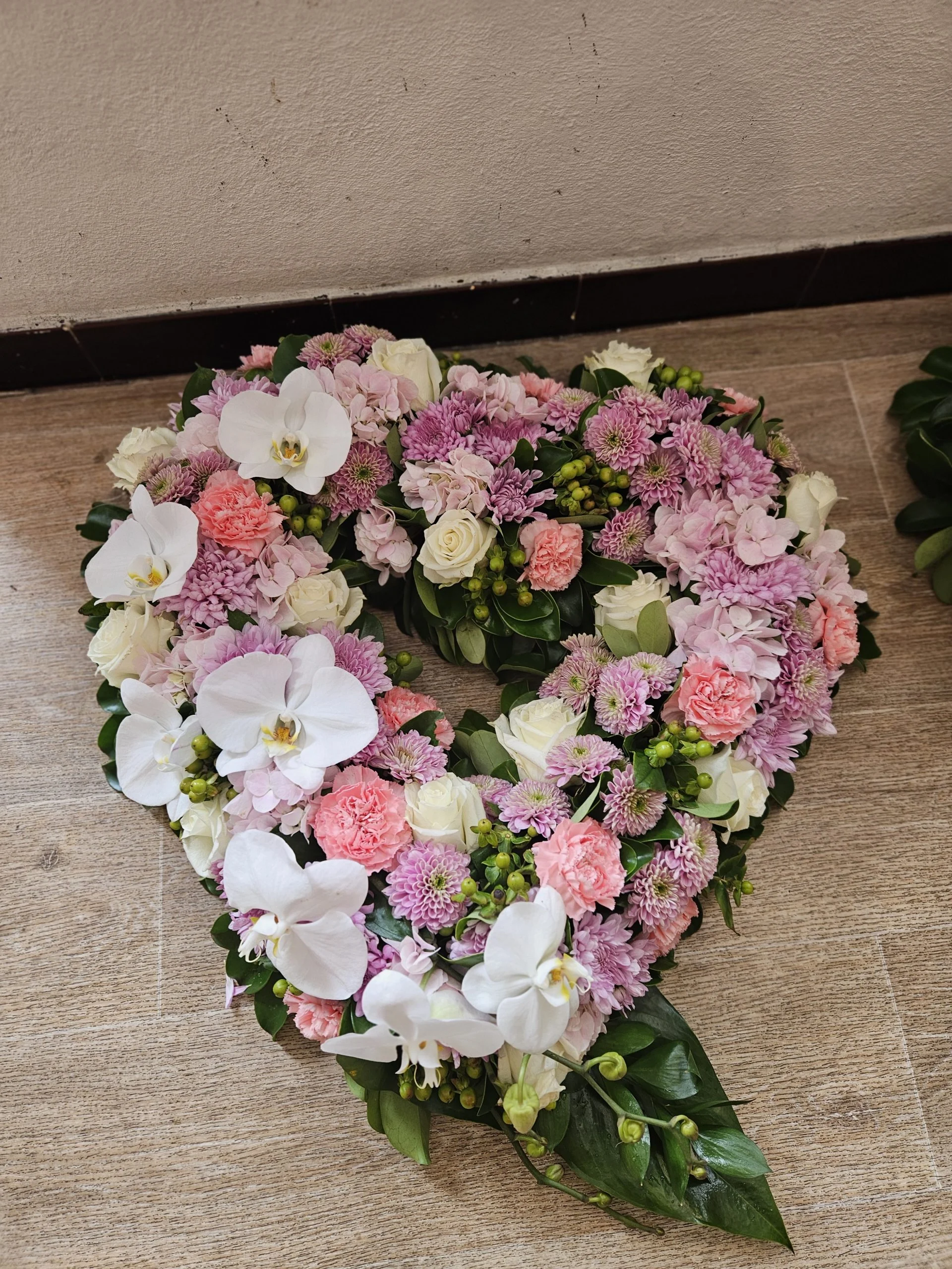 Coeur creux Pastel, par Sita Fleurs, fleuriste à Le Tampon