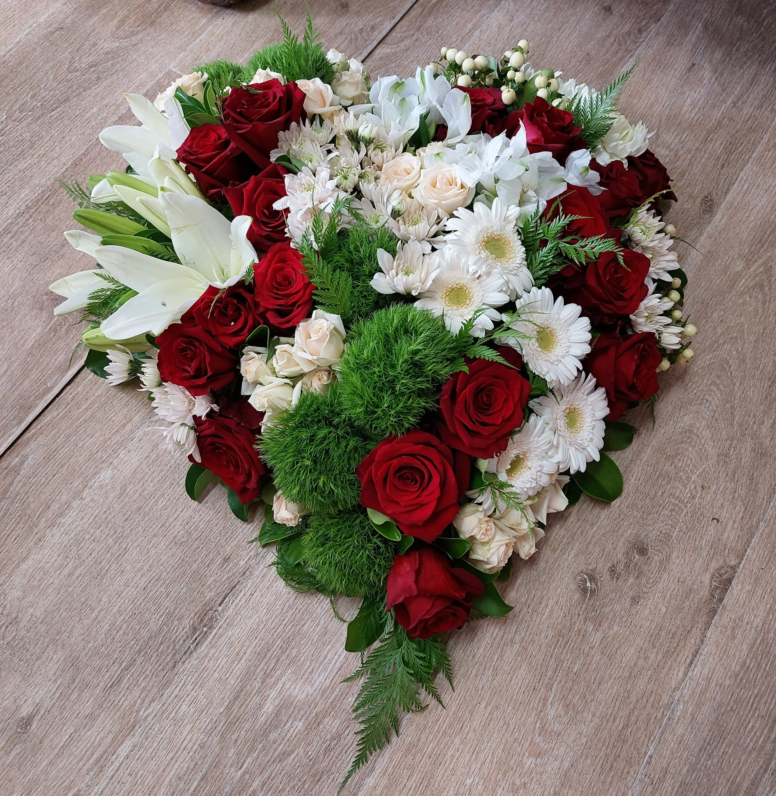 Coeur plein, par Sita Fleurs, fleuriste à Le Tampon