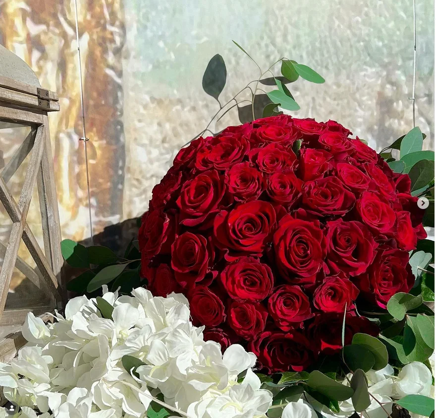 Bouquet de Roses rouges, par Jackie Flore, fleuriste à Grasse
