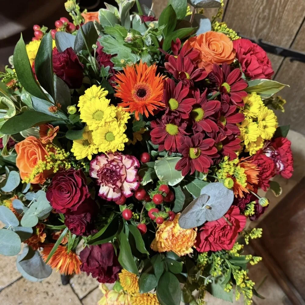 Bouquet Champêtre coloré, par La Melody des Fleurs, fleuriste à Montval-sur-Loir
