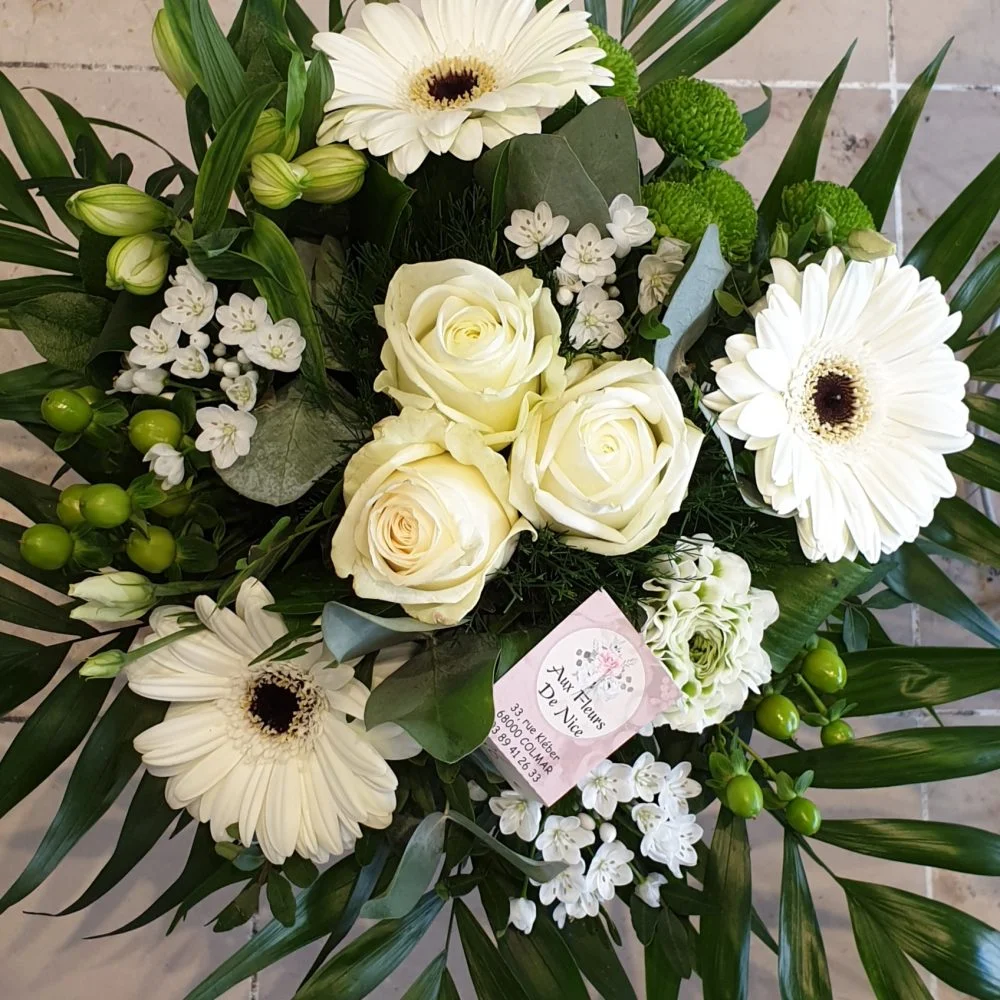 Bouquet Naissance, par Aux Fleurs De Nice, fleuriste à Colmar