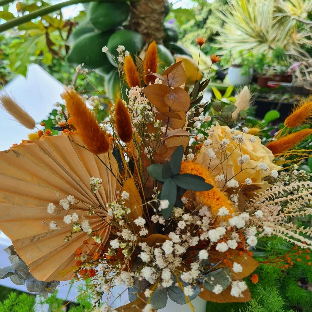 Bouquet de Fleurs Séchées, par Epoustoufleurs, fleuriste à Saint Paul