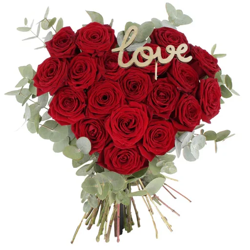 Bouquet Saint-Valentin, par Les Ambiances de Yami, fleuriste à Cambernard