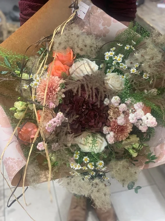 Bouquet Naissance, par Des Fleurs aux Images, fleuriste à Limoges