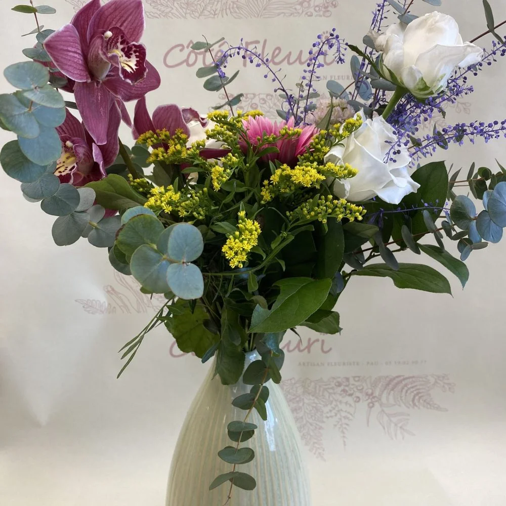 Bouquet Félicitations, par Côté Fleuri, fleuriste à Pau